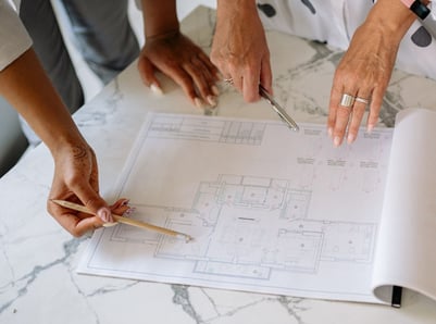 Architectural drafting and design support services for self employed