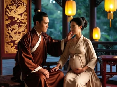 Trần Liễu và Thuận Thiên trong Thư Phòng