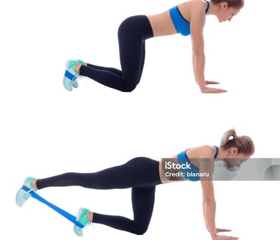 a woman doing a plank