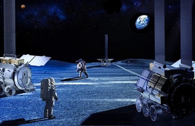 Immagine realizzata con l'IA. Credits: Astrospace.it