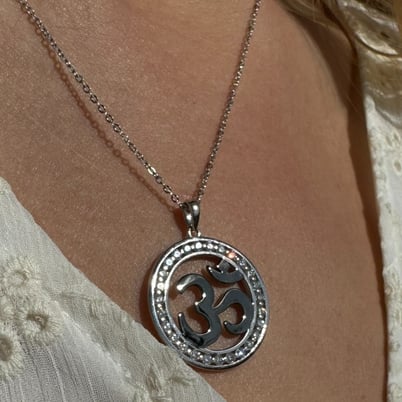 Hindu Jewelry Om Symbol Pendant