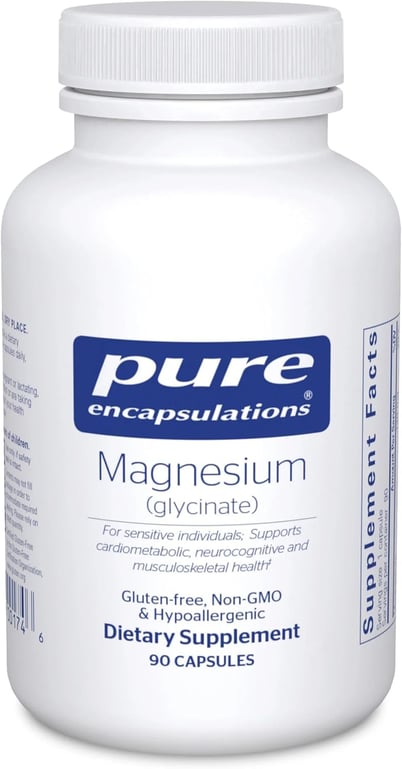 Pure Encapsulations Magnesium (Glycinate) for good night's sleep