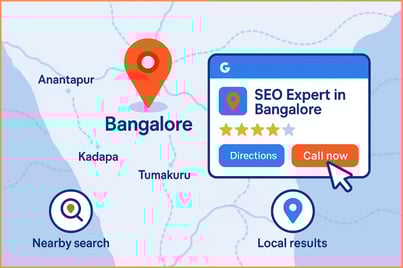 Local SEO strategy for Bangalore business visibility on Google