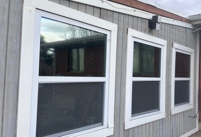 Example of 303 Customs application of window tint on a Denver home.