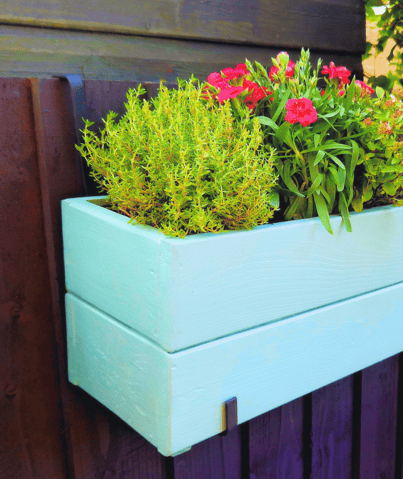 wooden planter for window sill made to size flower box made in UK 