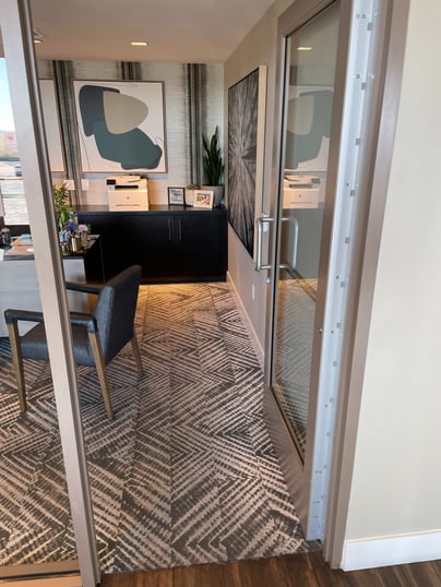 luxury apartment office door