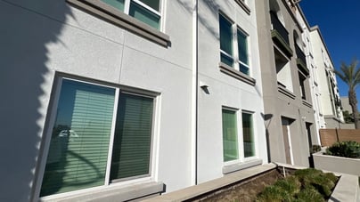 luxury apartment stucco walls