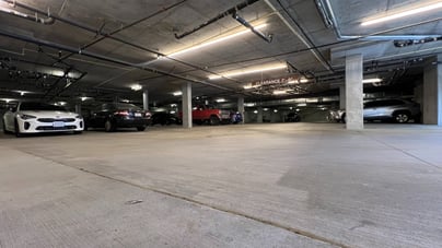 luxury apartment garage