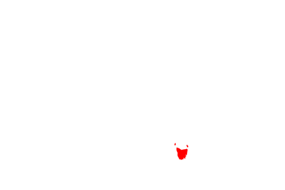 map of Australia highlighting Tasmania