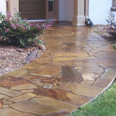 stamped concrete walkway huntsville al