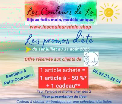 Bijoux Les Couleurs de Lo Les promos d'été 2025