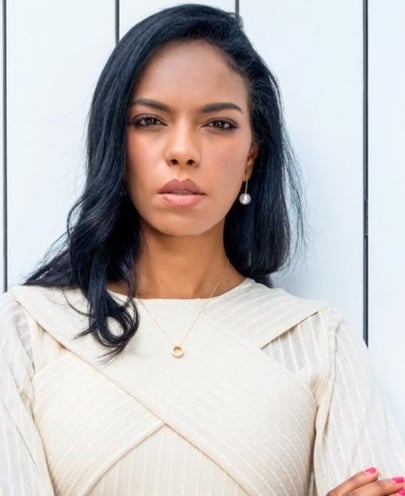 Portrait of Noella Coursaris, philanthropist