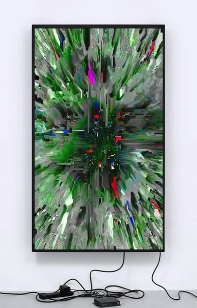 digital art, video installation, glitch,  joanna wlaszyn