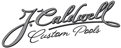 J CALDWELL CUSTOM POOLS logo