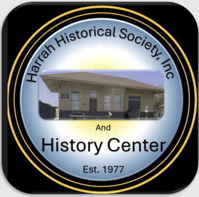 Harrah Historical Society logo