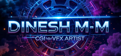 Dinesh M M CGI | VFX artist logo