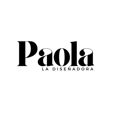 Paola la diseñadora logo