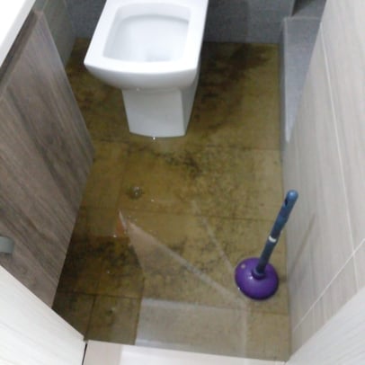 cañeria tapada