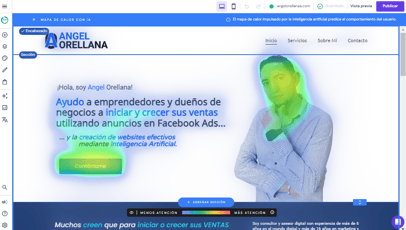 Crear Website mediante IA