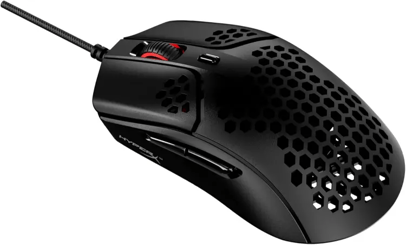 HyperX Pulsefire Haste – Ratón alámbrico para juegos – Ultraligero, 59 g, negro