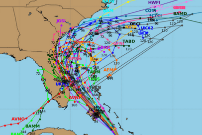 Sketti models from TropicalTidbits site, beleived to be from Matthew 2016.