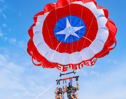 parasailing