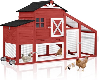 Red Barn Chicken Coop