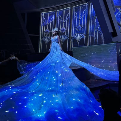 show on a cruise ship sailing form Brisbane to Sydney