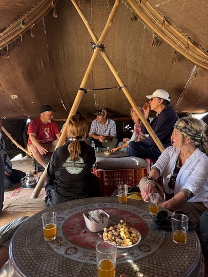 Morocco tours Atals mountains berber hospitality with Moroccan mint tea