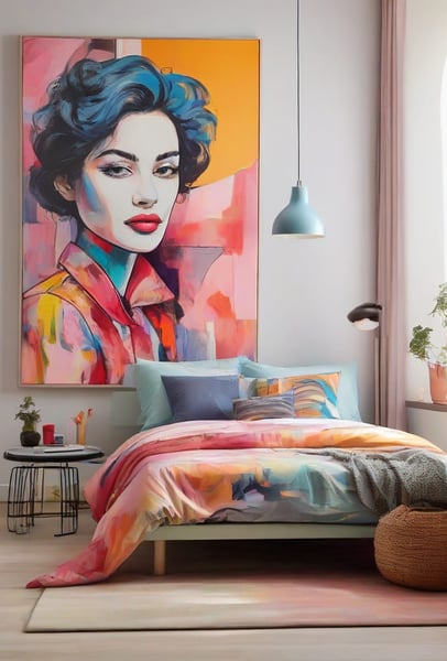 Arte contemporânea para transformar a decoração da sala.