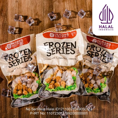 Frozen Lauk Hotpot dan Dimsum dari Cemara Hotpot bisa dibeli disini