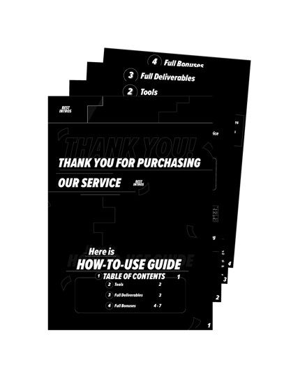 Front cover of How-To-Use Guide for Full deliverables
