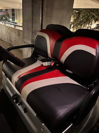 Upholstery golf cart