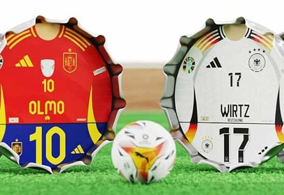 Chapas con su numeración  de fútbol-chapas