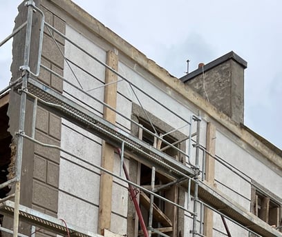 Transformation Façade, Ouverture dans l'existant maçonnerie conquêt