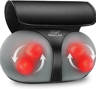 Snailax Shiatsu Masajeador de Cuello con Calor