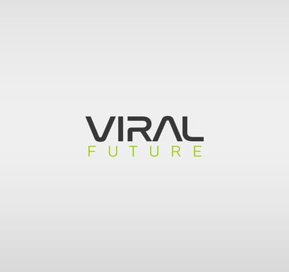 Viral Future Text Logo