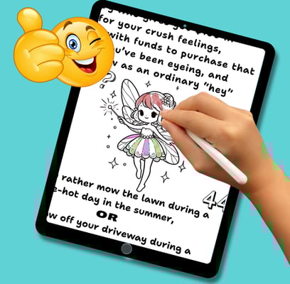 Would You Rather Coloring Illustrations/ Sketches/ Drawings