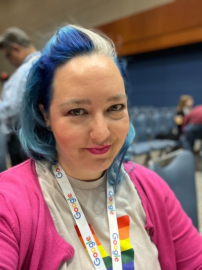 Moriah at ATO 2022 during the Inclusion and Diversity sessions.