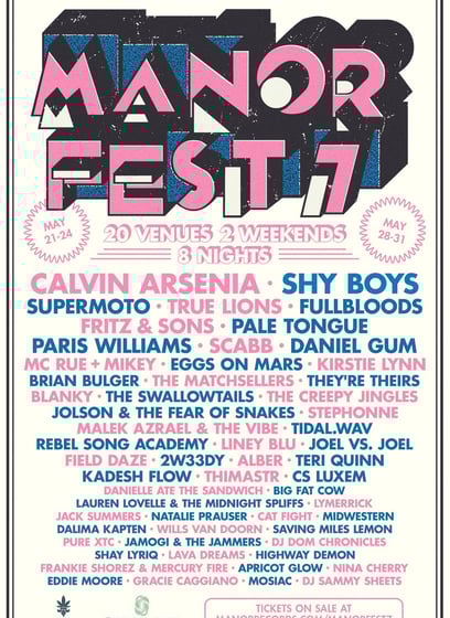 Big Fat Cow joins Manor Records' Manor Fest 7 on May 22.