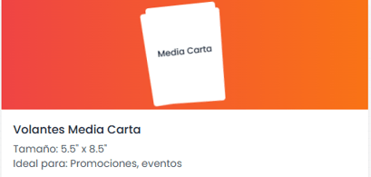 Volantes a color con diseños profesionales y modernos