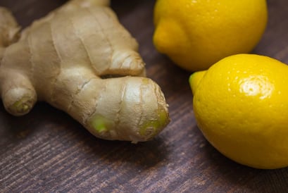 a lemonade and lemonade on a wooden table