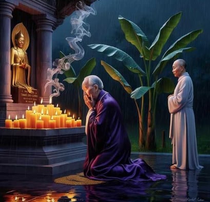 Minh Tông Viếng Đền Thờ Trần Quốc Chẩn