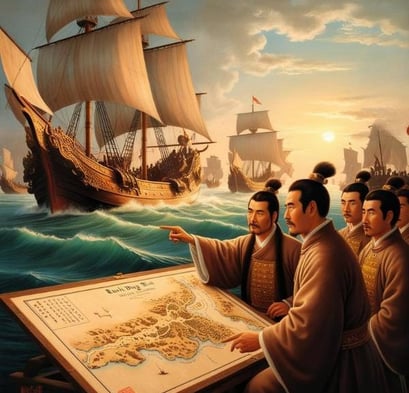 trần hưng đạo và hai vua nhà trần bàn chiến lược trận bạch đằng