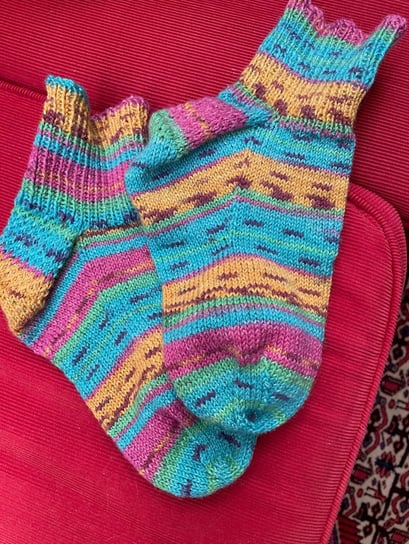 Sparkle socks completed