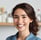 woman happy with her cleaning service provided by dust be gone