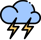 orage et tempête
