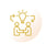 Light bulb with two people talking