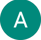 a green circle with a white letter a in the middle