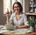A stack of books is placed on a table with various titles visible, ranging from business negotiation and success strategies to creativity and philanthropy. The books are neatly arranged and the background includes another stack of books slightly out of focus.